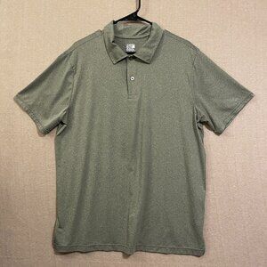 32 Degrees Cool Polo Men's XL Heather Green Short Sleeves